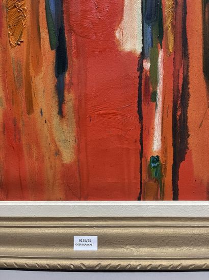 ZAVEN (Born 1958)
Composition in red
Oil...