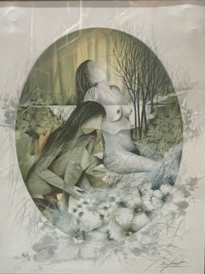 Lot d' oeuvres contemporaines :
Alain BONNEFOIT...