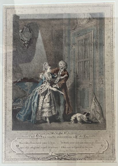 Lot de gravures. 
La plus grande : 51 x 33...