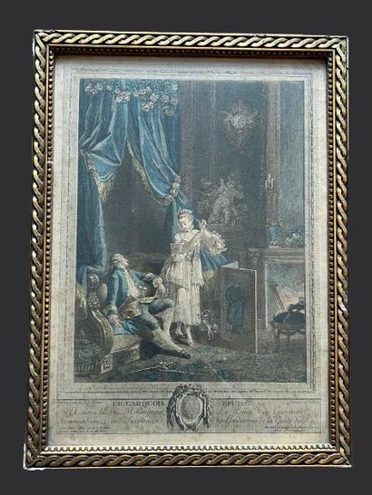 Lot de gravures. 
La plus grande : 51 x 33...