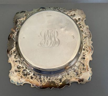 Brule parfum en argent anglais à décor de...