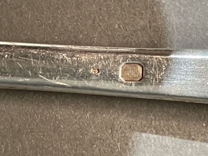 Cuillère à ragout en argent modèle uniplat....