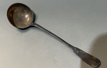 Louche en argent modèle uniplat
Poinçon Vieillard...