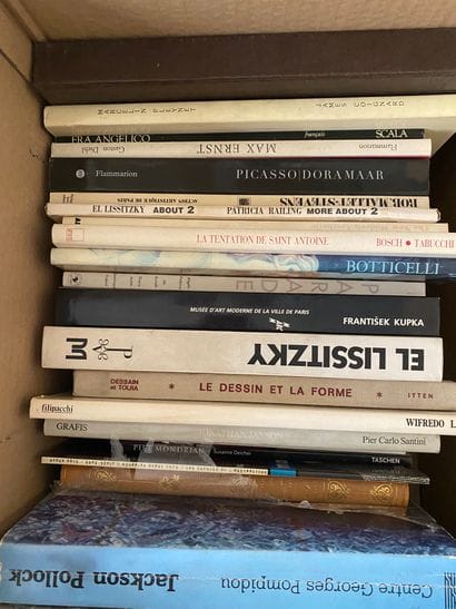 Lot of mainly art books and six books from...