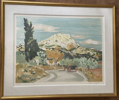 Yves BRAYER (1907-1990)
Carriage on a Provence...