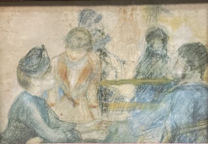 Fort lot de dessins, gravures dont :
Pierre...