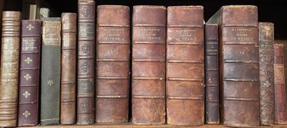 Lot of various bound books. including twelve...