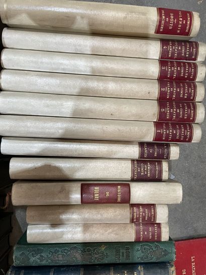 Large lot of bound books. 
7 boxes