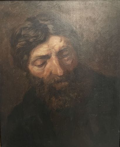 19th century French school
Bearded man
Unsigned...