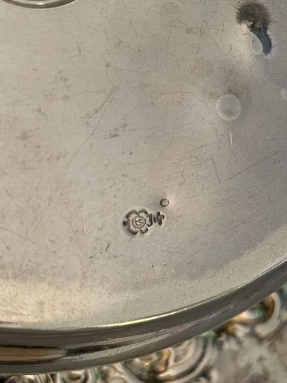 Brule parfum en argent anglais à décor de...