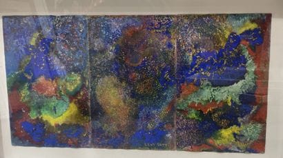 Suzy LEVY
Lot d'aquarelles et pastels encadrés,...