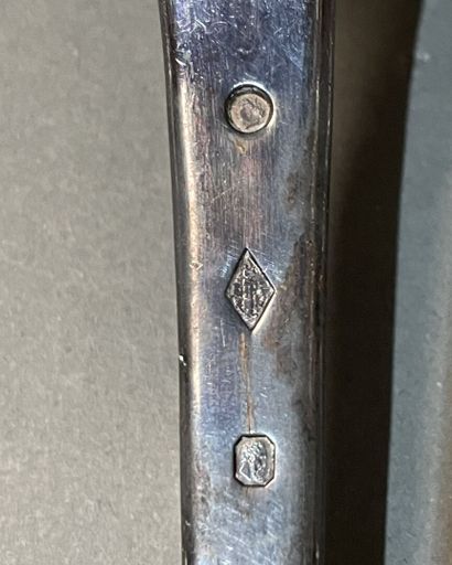 Louche en argent modèle uniplat
Poinçon Vieillard...
