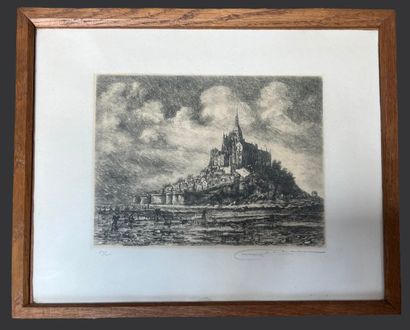 Lot de gravures. 
La plus grande : 51 x 33...
