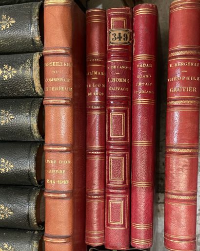 Large lot of bound books. 
7 boxes