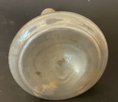 Vase soliflore en verre granité à décor de...