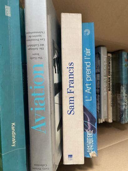 Lot of mainly art books and six books from...