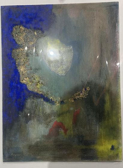 Suzy LEVY
Lot d'aquarelles et pastels encadrés,...