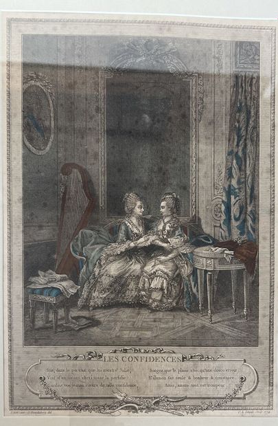 Lot de gravures. 
La plus grande : 51 x 33...
