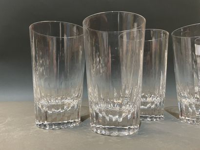 BACCARAT
Six verres à eau.
H : 13 cm