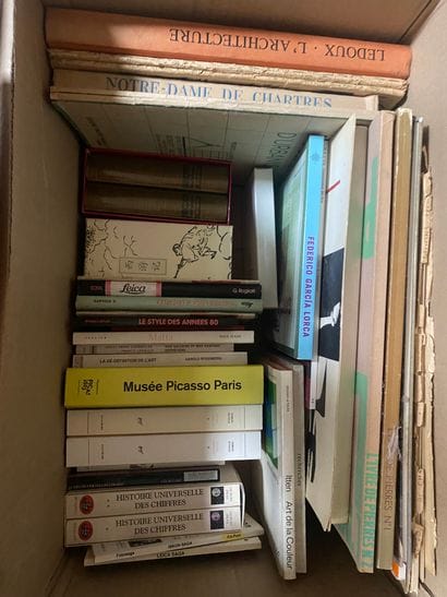 Lot of mainly art books and six books from...