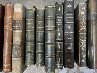 Large lot of bound books. 
7 boxes