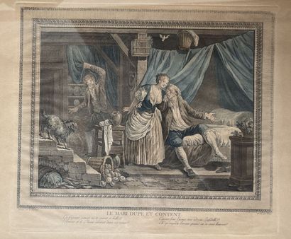 Lot de gravures. 
La plus grande : 51 x 33...