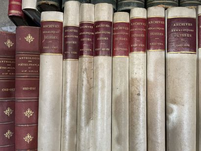 Large lot of bound books. 
7 boxes