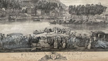 Two views of Isle Barbe (I and II)
Engravings...