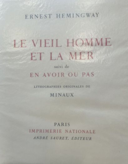 Ernest HEMINGWAY 
Works. André Sauret publisher....