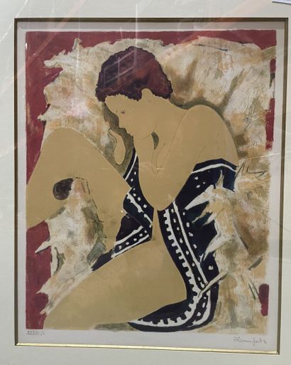 Lot d' oeuvres contemporaines :
Alain BONNEFOIT...