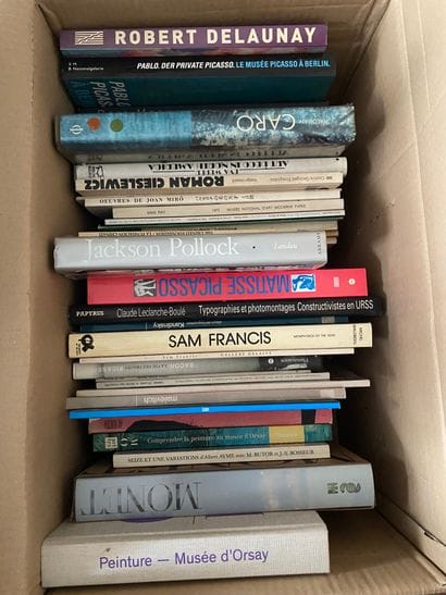 Lot of mainly art books and six books from...