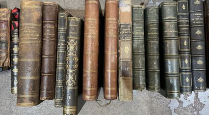 Large lot of bound books. 
7 boxes