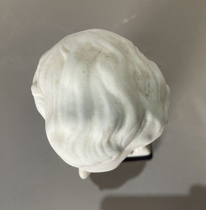 Mozart
Petit buste en biscuit de porcelaine,...