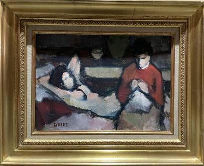 Jean DRIES (1905-1973)
Young women
Oil on...