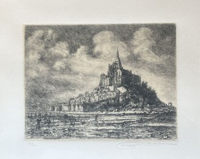 Lot de gravures. 
La plus grande : 51 x 33...