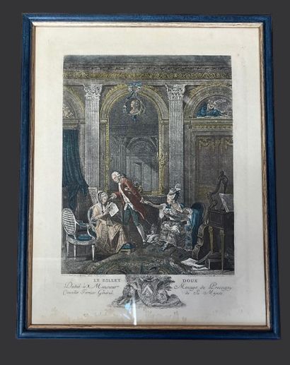 Lot de gravures. 
La plus grande : 51 x 33...
