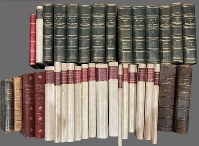 Large lot of bound books. 
7 boxes