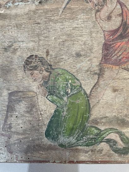 Folk art, probably 18th century. 
Beheaded...