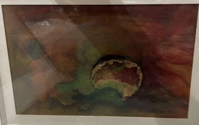 Suzy LEVY
Lot d'aquarelles et pastels encadrés,...