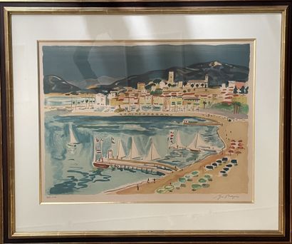 Yves BRAYER (1907-1990)
Port in the Midi
Color...