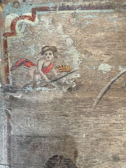 Folk art, probably 18th century. 
Beheaded...