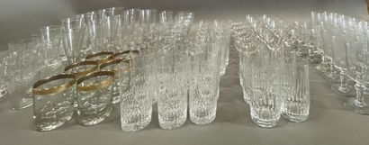Lot of glasses, all mismatched, including...
