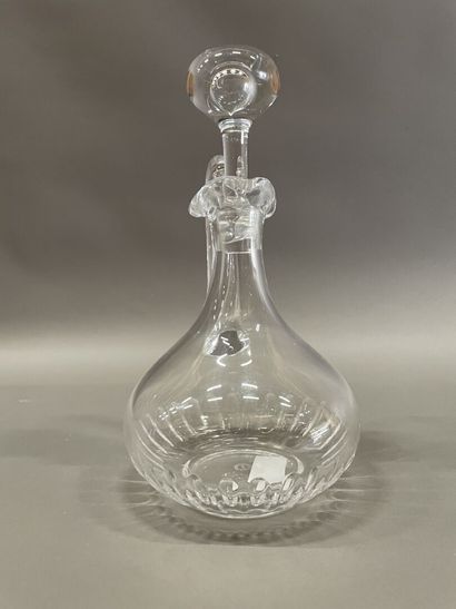 Saint-Louis
Crystal decanter and stopper...