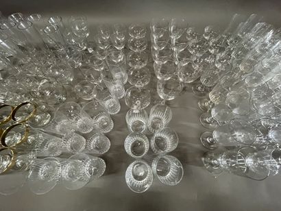 Lot of glasses, all mismatched, including...