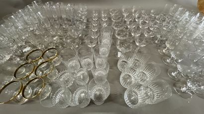 Lot of glasses, all mismatched, including...