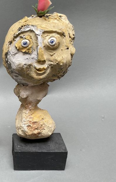 Jean LINARD (1931-2010) 
Character
Sandstone
Signed
H...