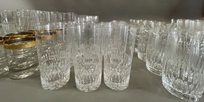 Lot of glasses, all mismatched, including...