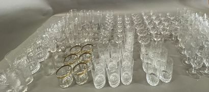 Lot of glasses, all mismatched, including...