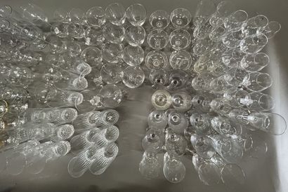 Lot of glasses, all mismatched, including...