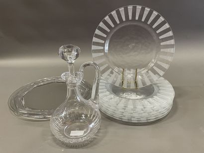 Saint-Louis
Crystal decanter and stopper...